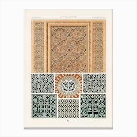 Byzantine Pattern, Albert Racine (2) 1 Canvas Print