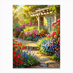 Garden In Bloom 2 Canvas Print