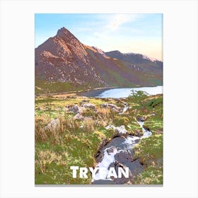 Tryfan, Mountain, Wales, Nature, Snowdonia, Climbing, Wall Print, Canvas Print