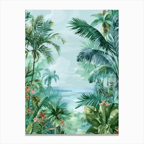 Tropical Background 1 Canvas Print