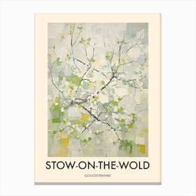 Stow On The Wold (Gloucestershire) Painting 4 Travel Poster Canvas Print