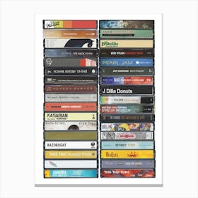 2006 Music - Cassette Print Canvas Print