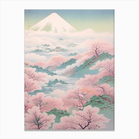 Mount Hakusan In Ishikawa Gifu Fukui, Japanese Landscape 4 Canvas Print