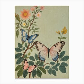 Three Butterflies Canvas Print