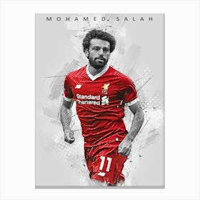 Mohamed Salah Premier League Liverpool Fc Canvas Print