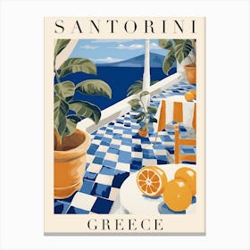 Santorini Canvas Print