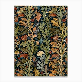 William Morris Floral Pattern 5 Canvas Print