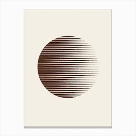 Doha Rhythms Minimalist Bauhaus Canvas Print