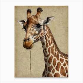 Giraffe 110 Canvas Print