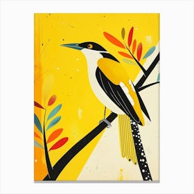 Yellow Magpie 1 Canvas Print