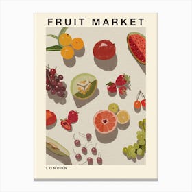 Fruit Market London Toile