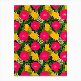 Snapdragons Andy Warhol Flower Canvas Print