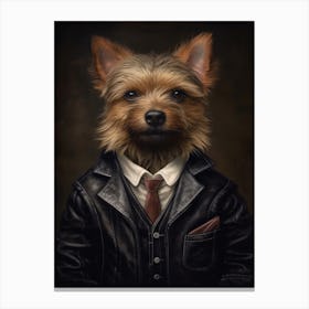 Gangster Dog Australian Terrier 2 Canvas Print