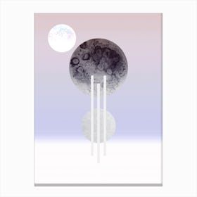 Dream Of The Glitter Moon Canvas Print