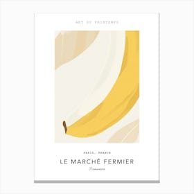 Bananas Le Marche Fermier Poster 2 Canvas Print