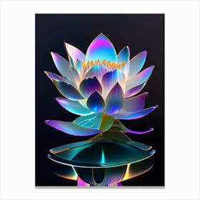 American Lotus Holographic 1 Canvas Print