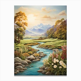 'River Valley' 1 Canvas Print