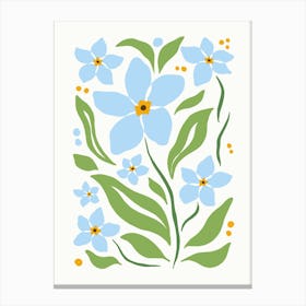 Forget Me Not Canvas Print