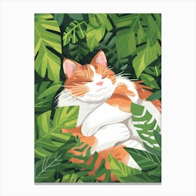 Cat In The Jungle 39 Canvas Print