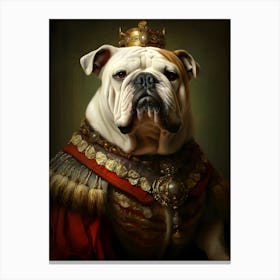 Bulldog Baroque 2 Canvas Print