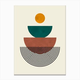 Circle minimalism 2 Canvas Print