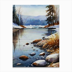 Snowy River Canvas Print