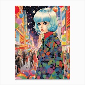 Fantasy Holidays In Tokyo Kitsch 0 Canvas Print