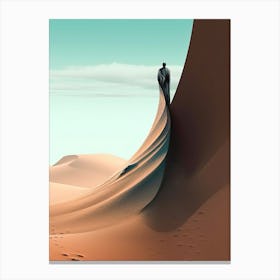 Dune Sand Desert Sculpture 2 Canvas Print