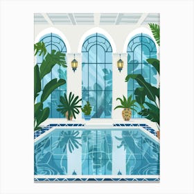 Swimming Pool Interior 1 Canvas Print