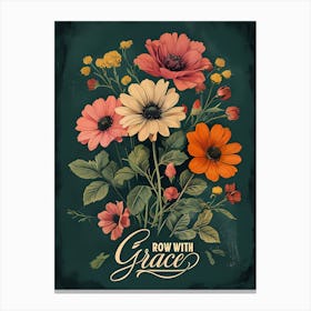 Row With Grace Canvas Print