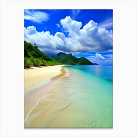Tropical island Canvas Print