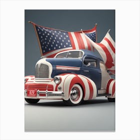 Dreamshaper V7 Popular American Design 2 Canvas Print