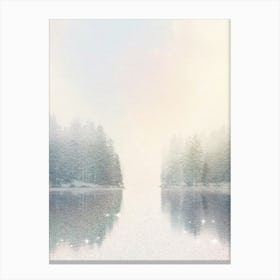 Winter Landscape In The Forest Canvas Print