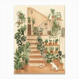 Houseplants Canvas Print