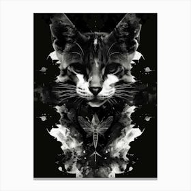 Black Cat 58 Canvas Print