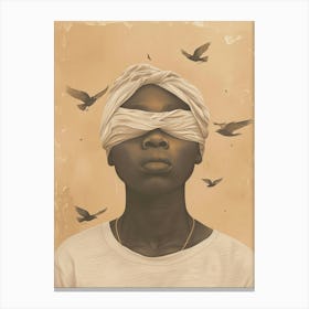 Blindfolded 1 Canvas Print