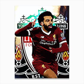 Mohamed Salah liverpool Canvas Print