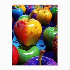 Colorful Apples Canvas Print