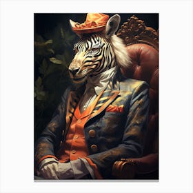 Zebra 4 Canvas Print