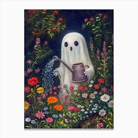 Ghost In The Garden Canvas Print