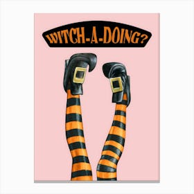 Witch A Doing? Canvas Print