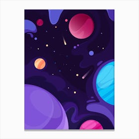 Outer Space Canvas Print
