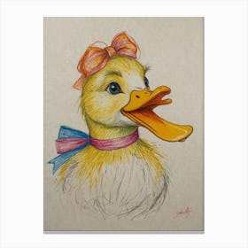 Ducky Canvas Print