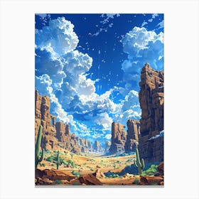 Desert Landscape 10 Canvas Print