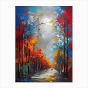 Autumn Walk Canvas Print