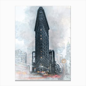 The Flatiron Building New York Canvas Print