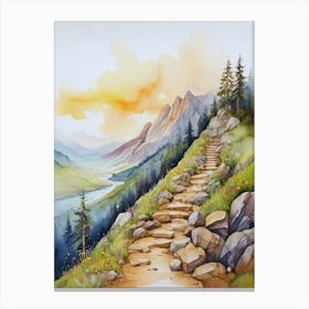 Path To The Mountains.6 Canvas Print