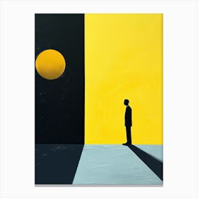 Man In A Suit, Minimalism 1 Canvas Print