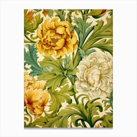 Floral Wallpaper Pattern 3 Canvas Print