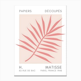 Henri Matisse Palm Leaf 3 Canvas Print